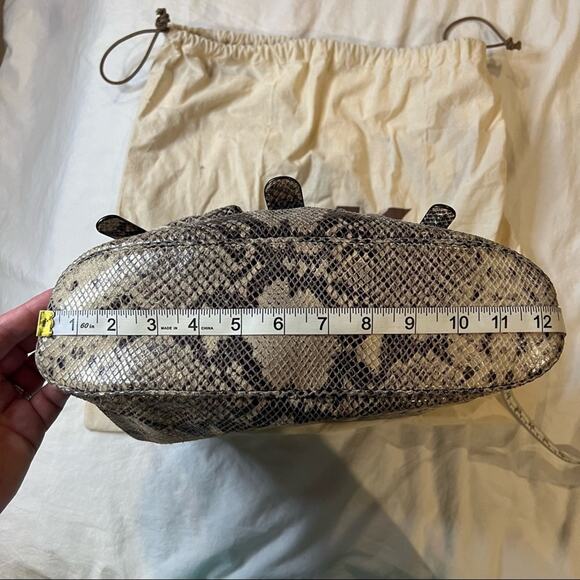 Michael Kors Small Snakeskin Shoulder Satchel - Picture 6 of 16